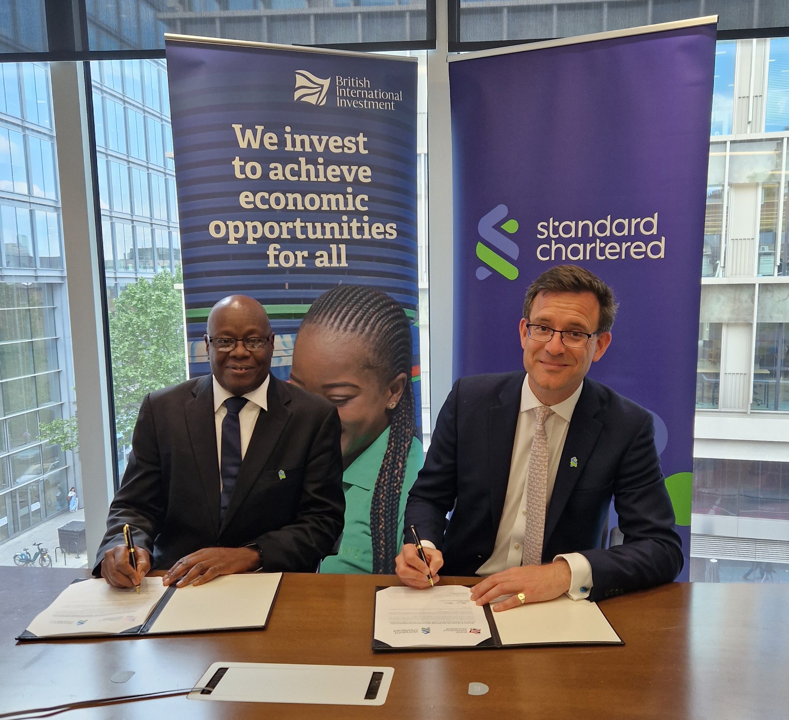 Signing of a deal 